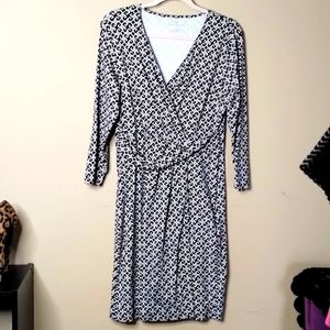 10. Talbots Faux wrap dress size L